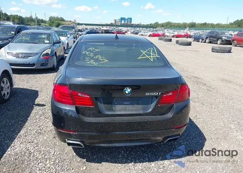 2012 BMW 550I xDrive from USA, damaged, VIN WBAFU9C53CC787729
